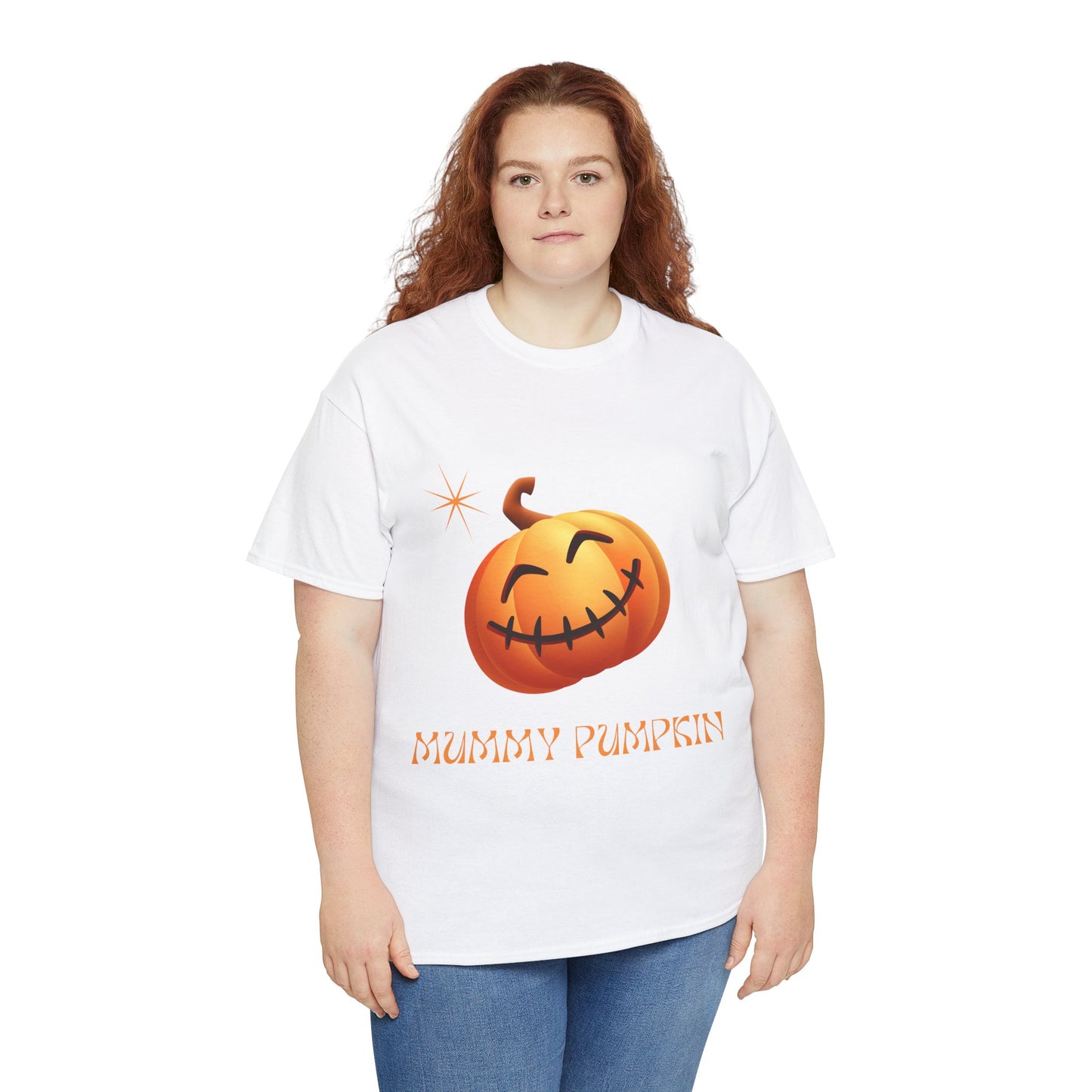 Mummy Pumpkin - Unisex Heavy Cotton Tee