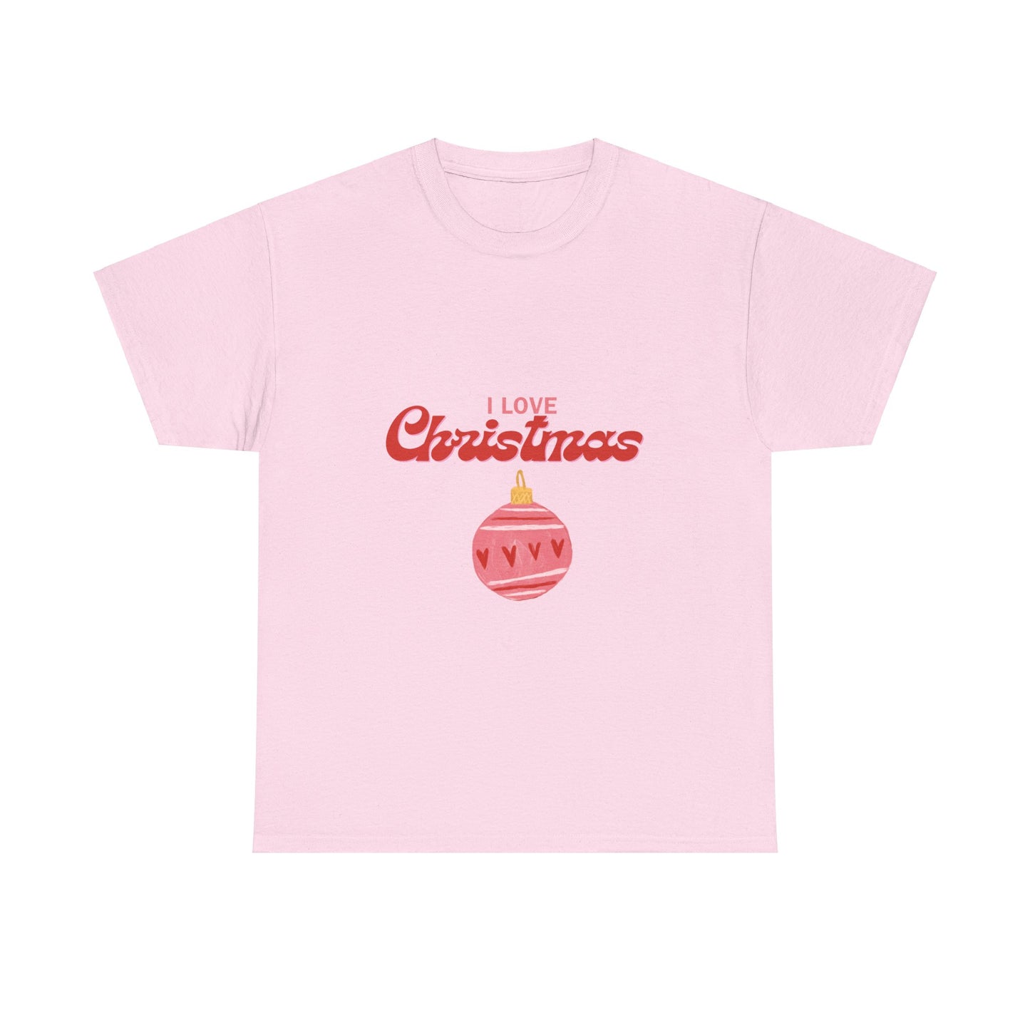 I Love Christmas - Unisex Heavy Cotton Tee