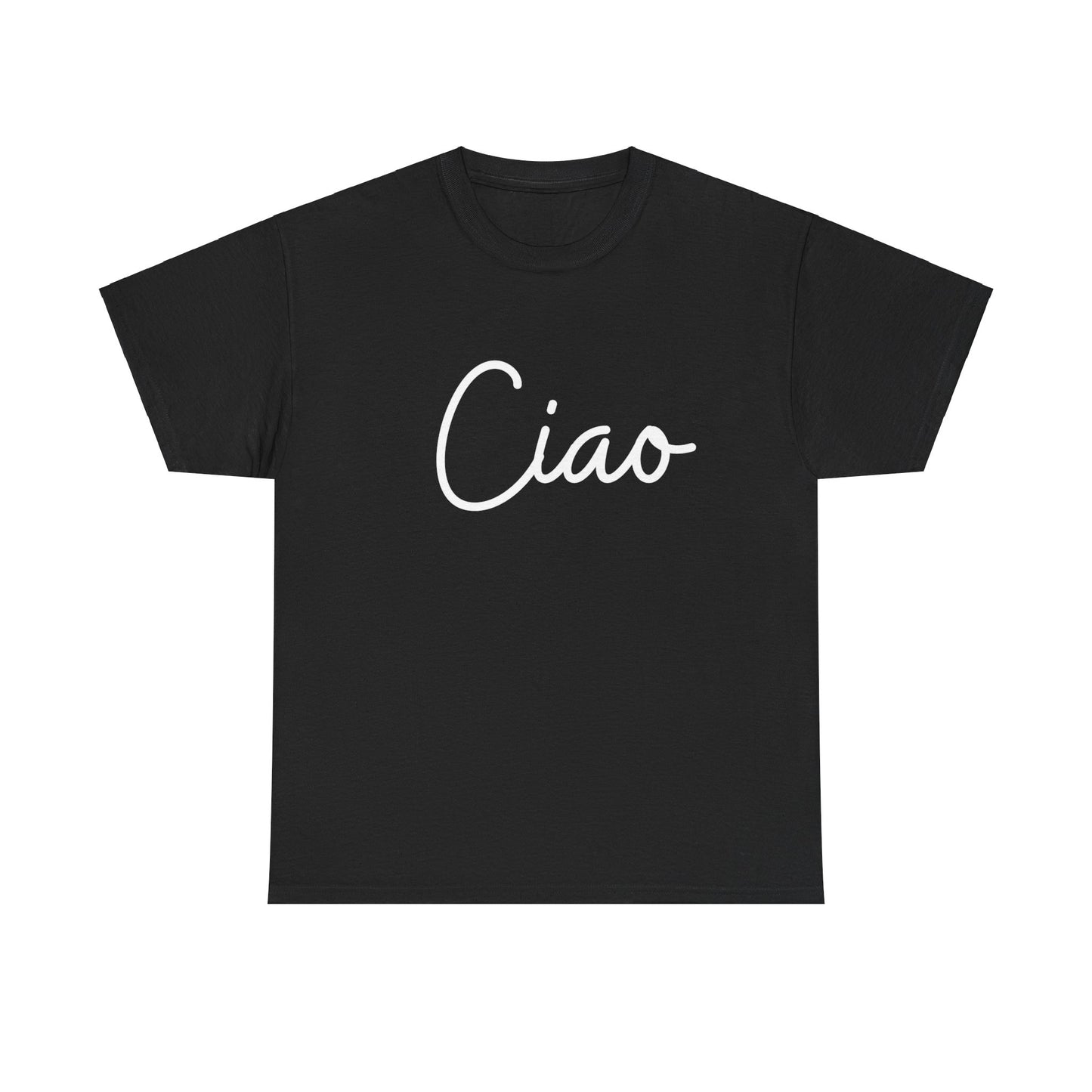 "Ciao" & "Arrivederci" (Italian Greetings) Unisex Heavy Cotton Tee