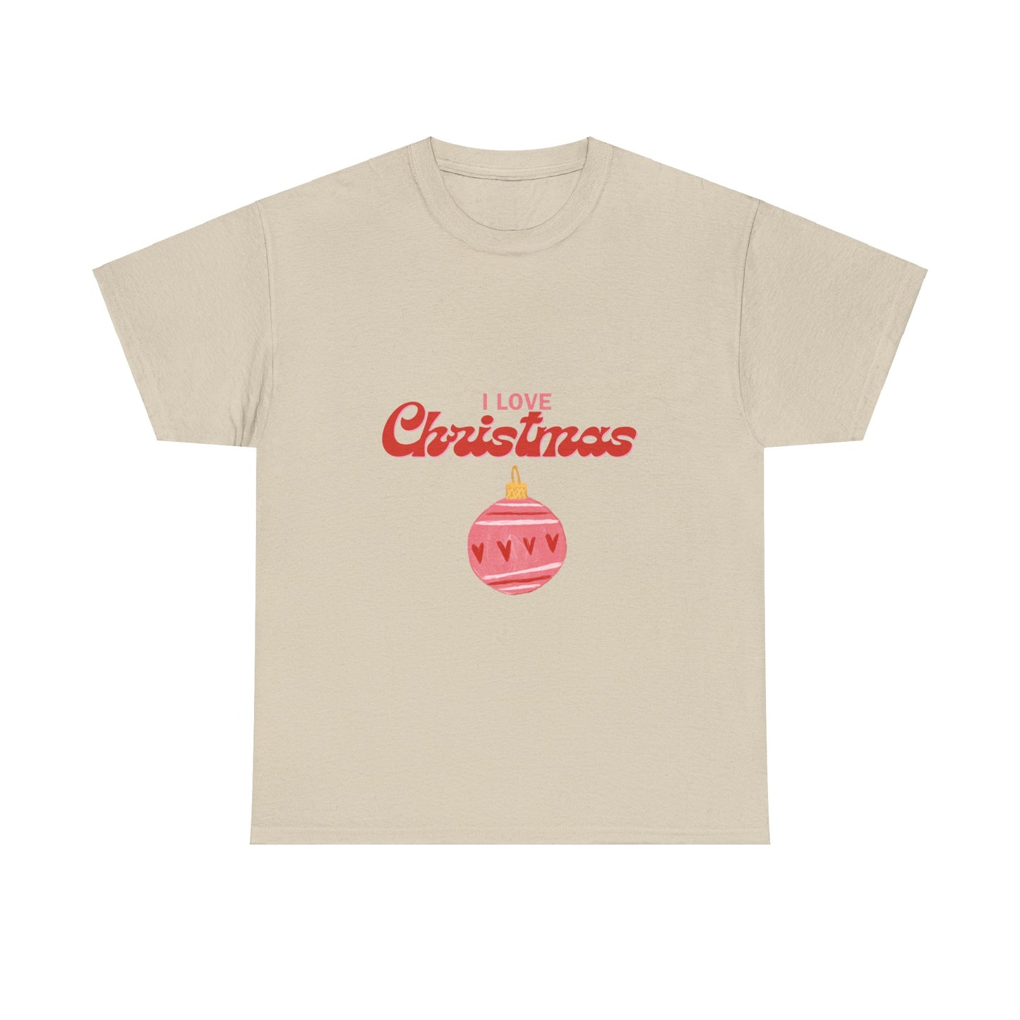 I Love Christmas - Unisex Heavy Cotton Tee