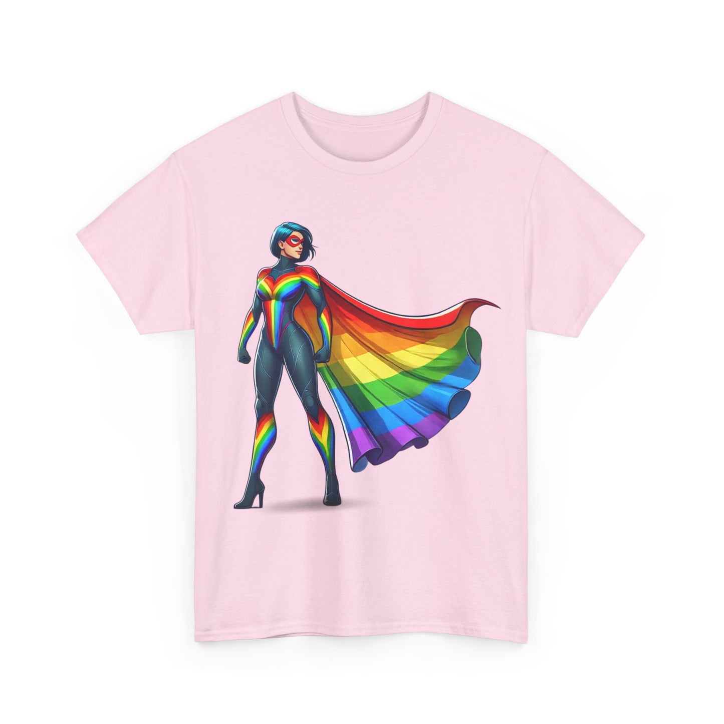 Super Gay Unisex T-Shirt by Unapologetically You featuring exclusive Zankie Creative design; bold LGBTQ+ pride apparel perfect for Pride Month, everyday wear, and celebrating queer identity.