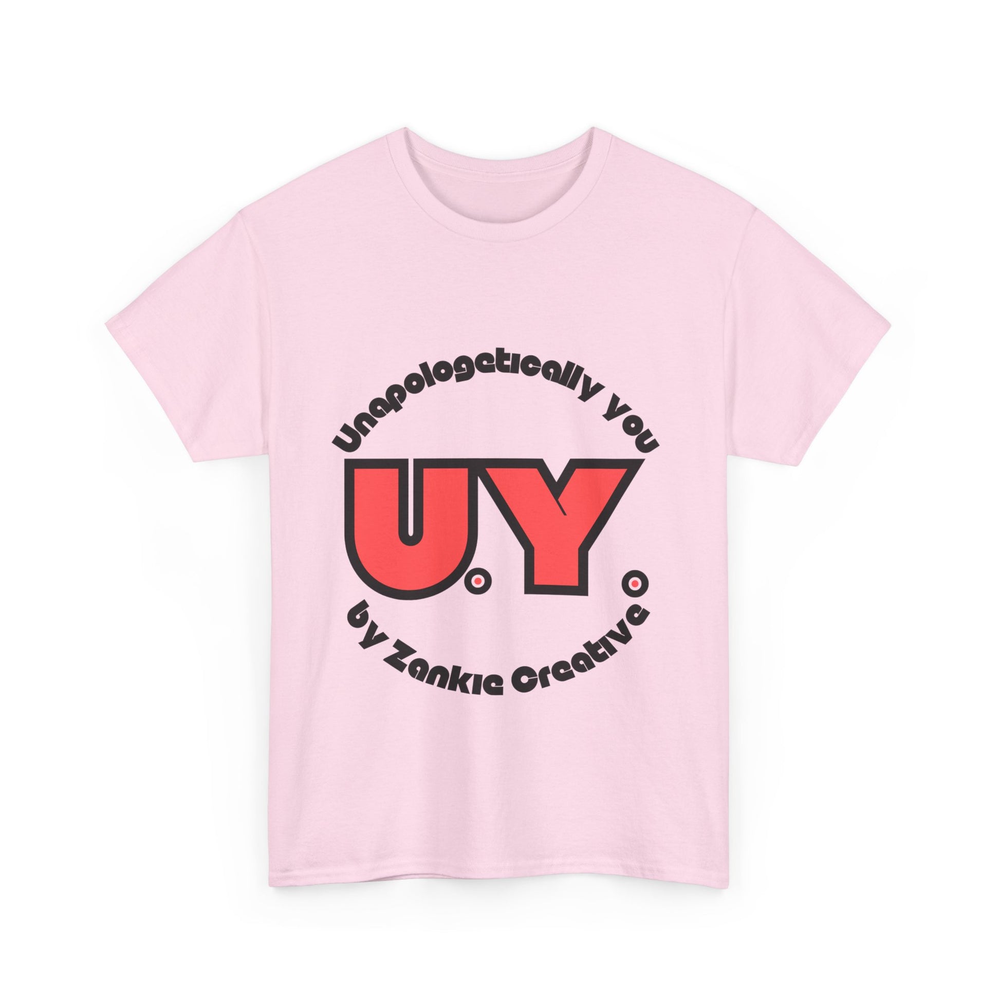 Unapologetically You logo t-shirt featuring bold minimalist design, celebrating individuality and self-expression; ethically sourced cotton, UK-printed, perfect for everyday empowerment and casual streetwear fashion. For all those who strive to be Unapologetically You. 