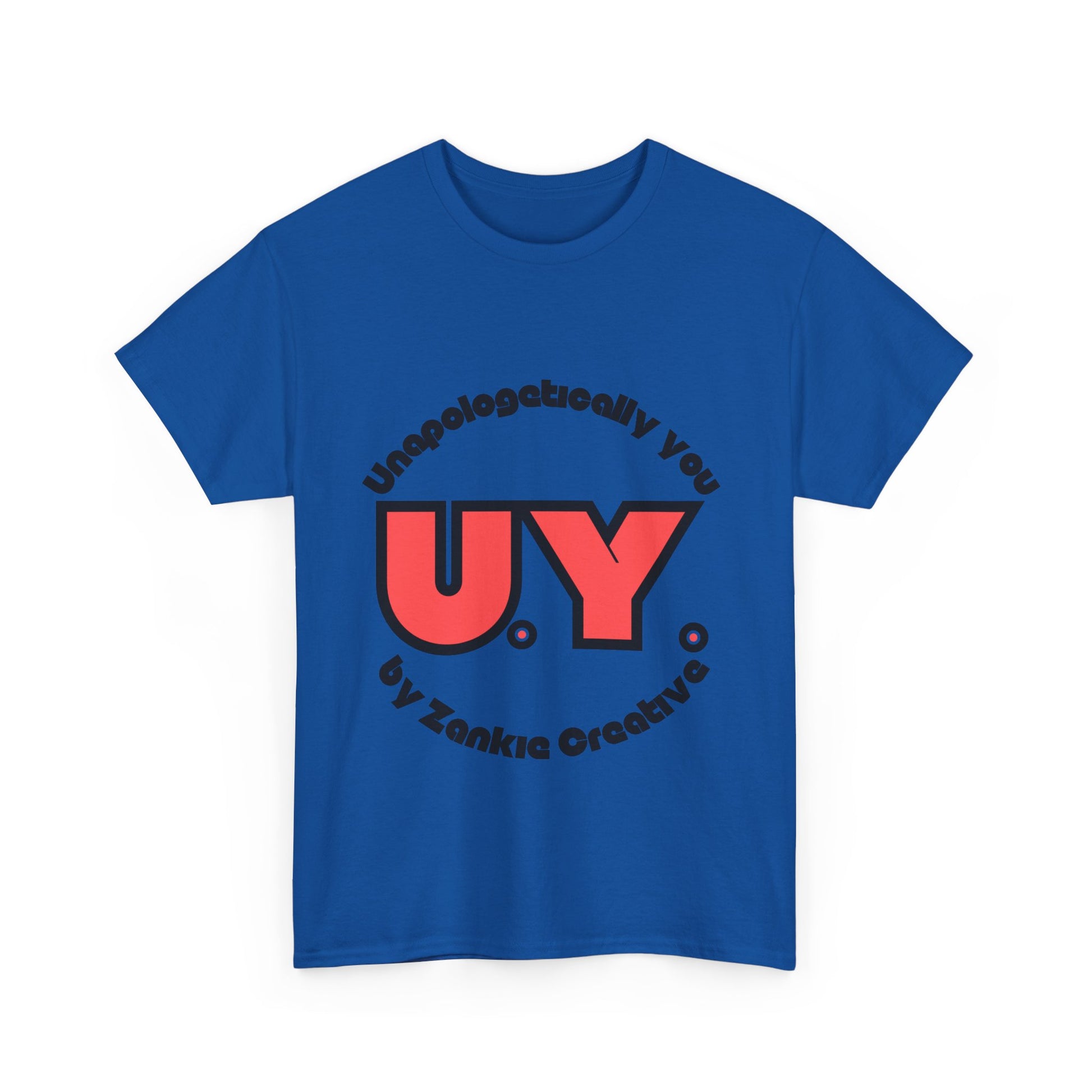 Unapologetically You logo t-shirt featuring bold minimalist design, celebrating individuality and self-expression; ethically sourced cotton, UK-printed, perfect for everyday empowerment and casual streetwear fashion. For all those who strive to be Unapologetically You. 