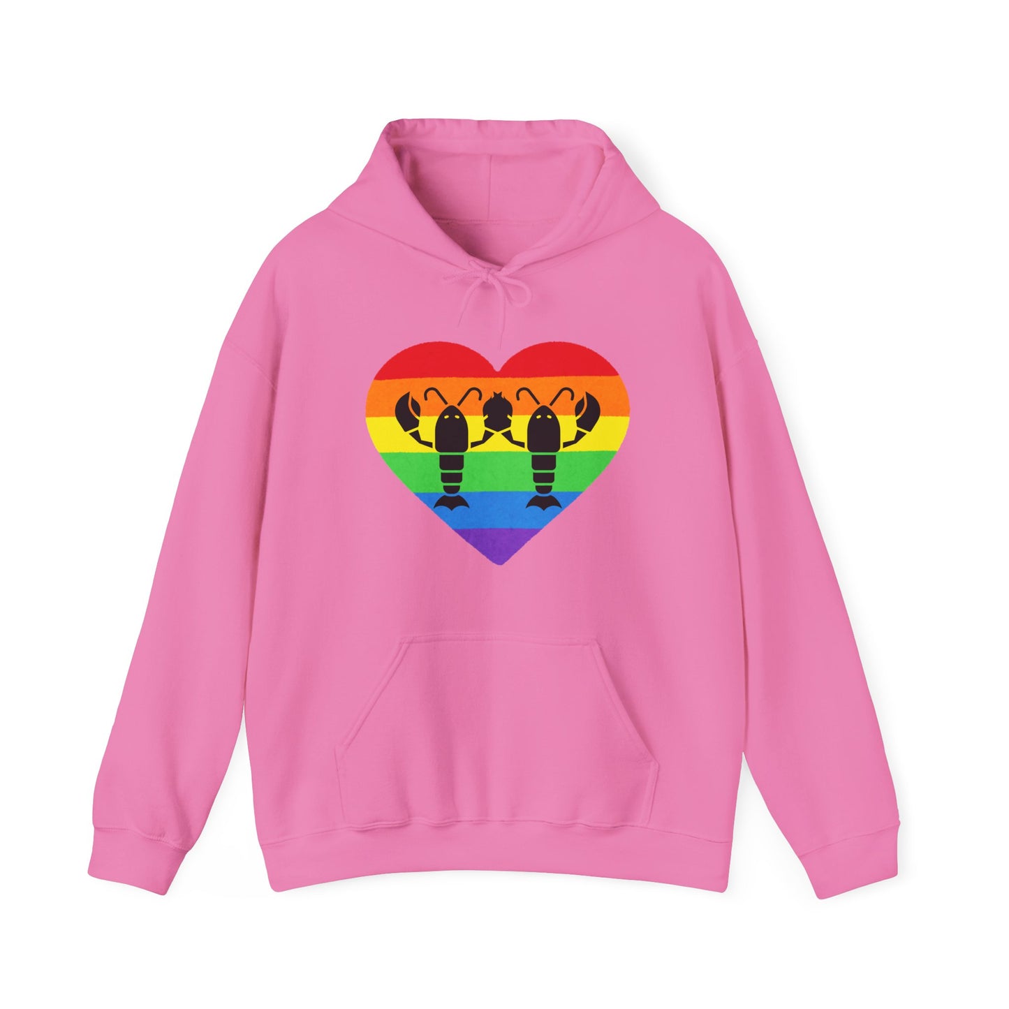 Lobster Love Rainbow Unisex Hoodie