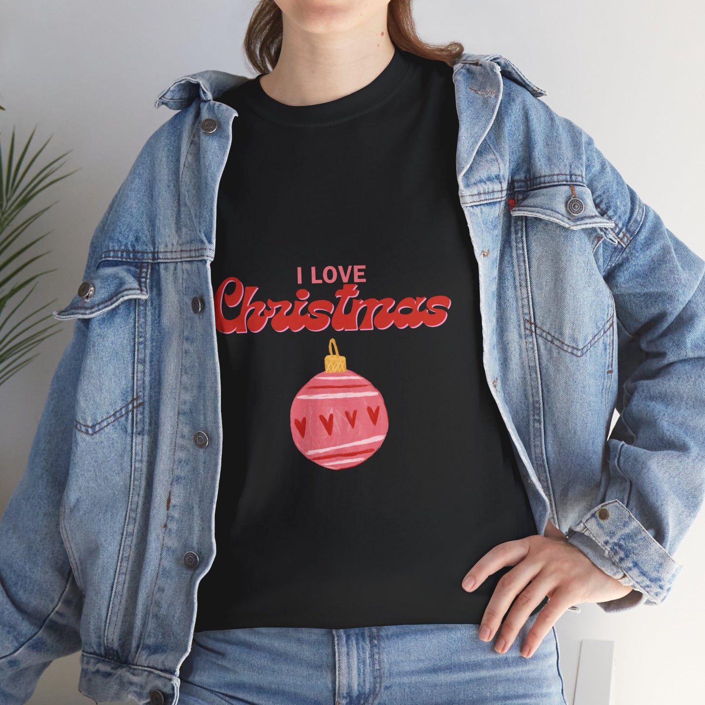 I Love Christmas - Unisex Heavy Cotton Tee