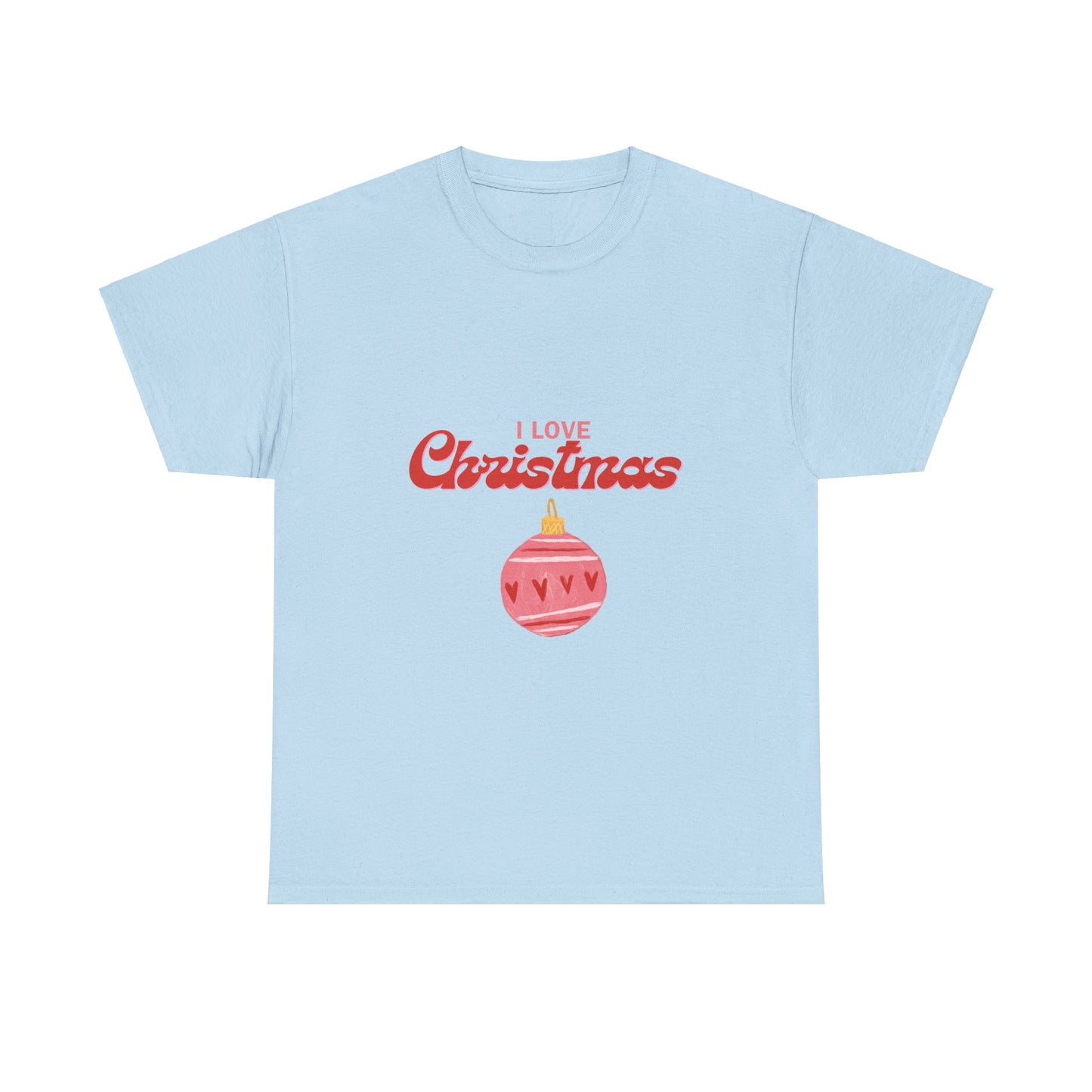 I Love Christmas - Unisex Heavy Cotton Tee