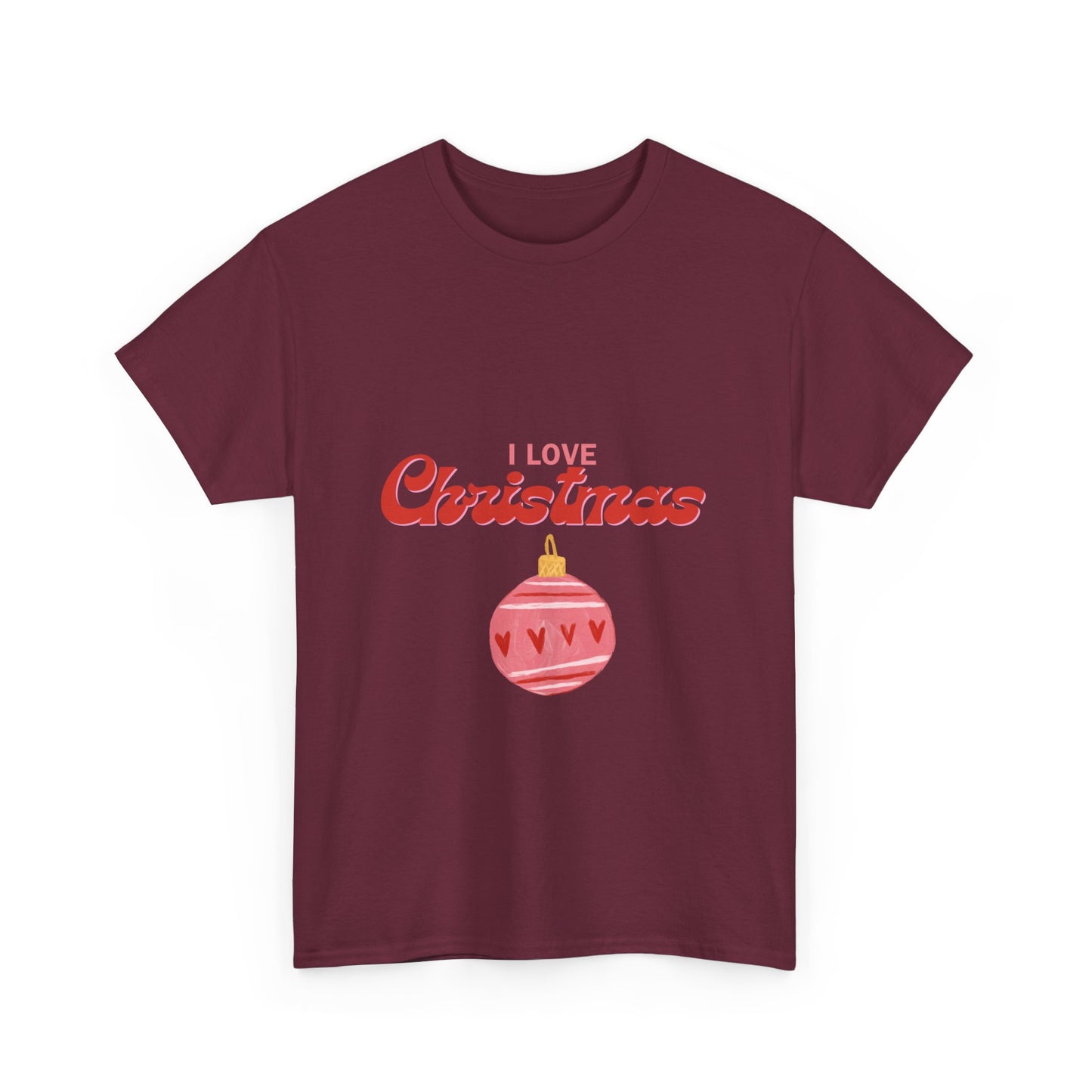 I Love Christmas - Unisex Heavy Cotton Tee