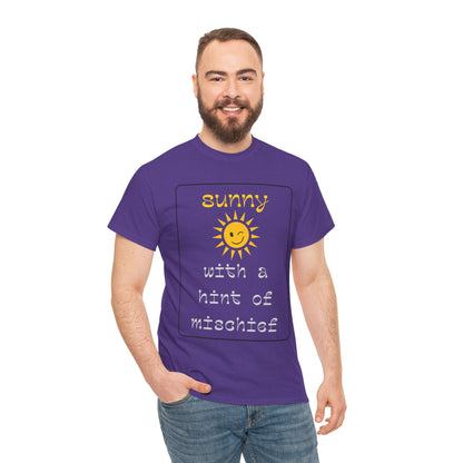 Unisex Heavy Cotton Tee - Hint Of Mischief