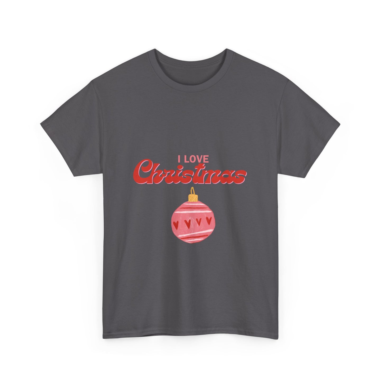 I Love Christmas - Unisex Heavy Cotton Tee