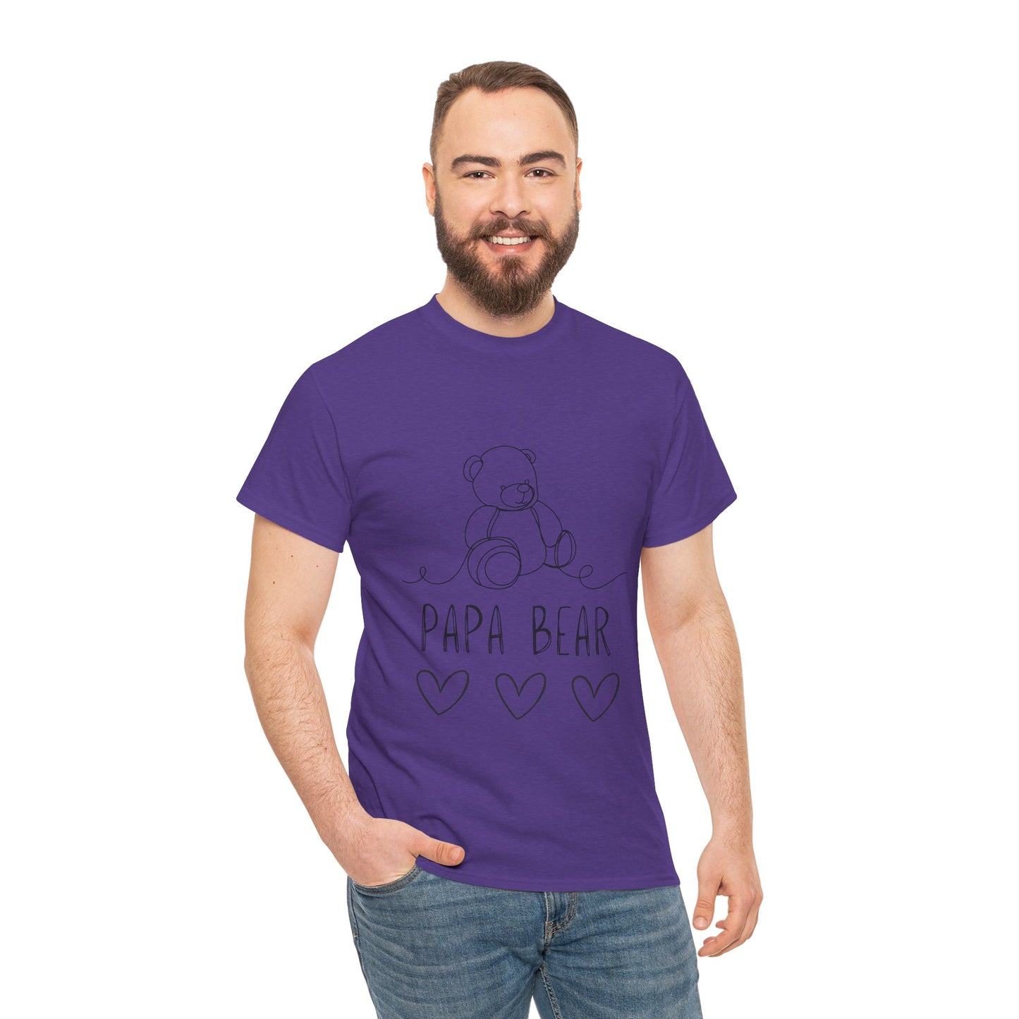 Papa Bear - Unisex Heavy Cotton Tee