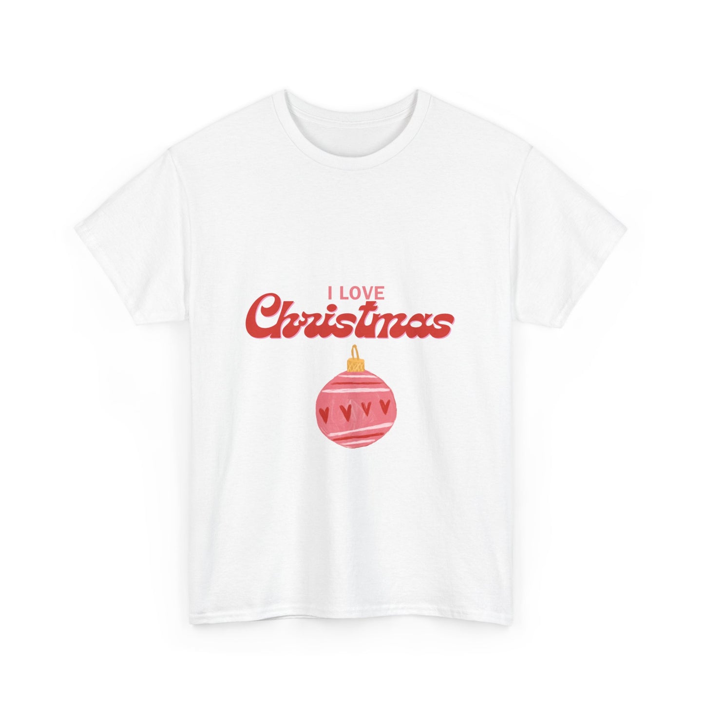 I Love Christmas - Unisex Heavy Cotton Tee