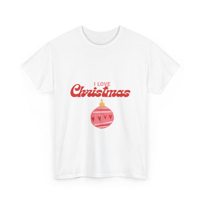 I Love Christmas - Unisex Heavy Cotton Tee