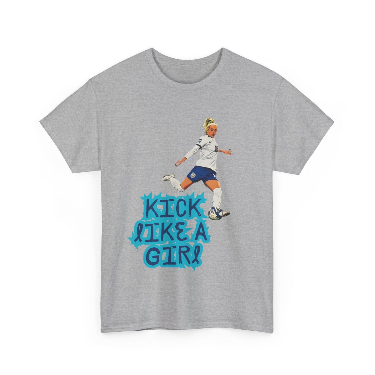 Kick Like A Girl Unisex Tee - UEFA Women's Euro 2025 Inspired