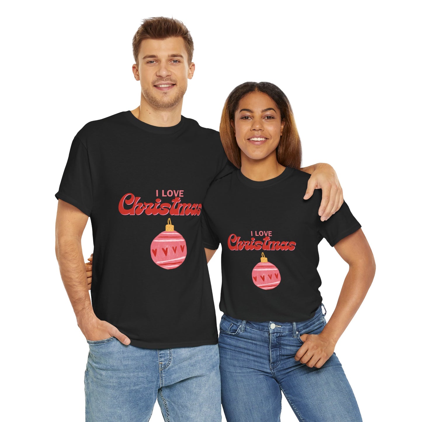 I Love Christmas - Unisex Heavy Cotton Tee