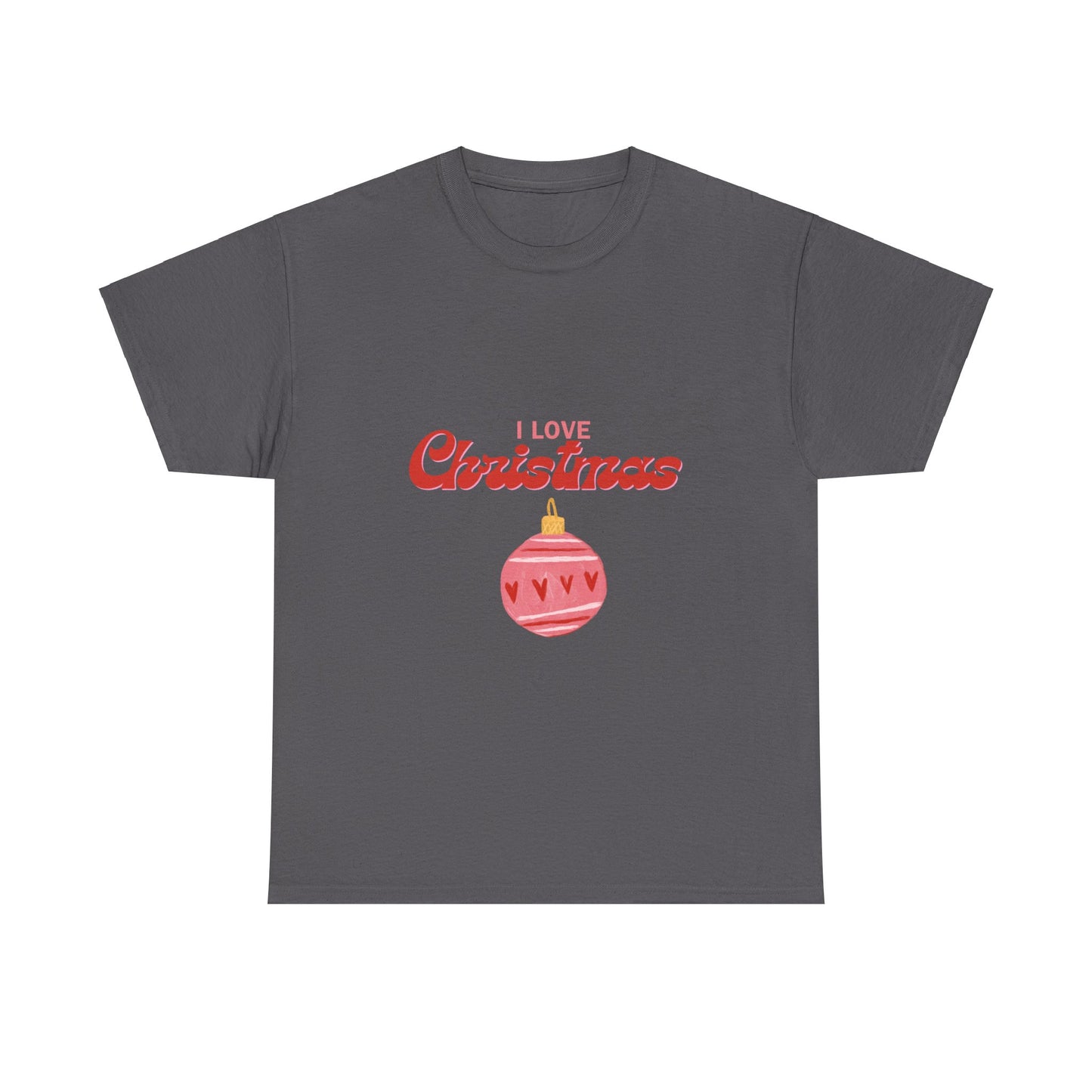 I Love Christmas - Unisex Heavy Cotton Tee