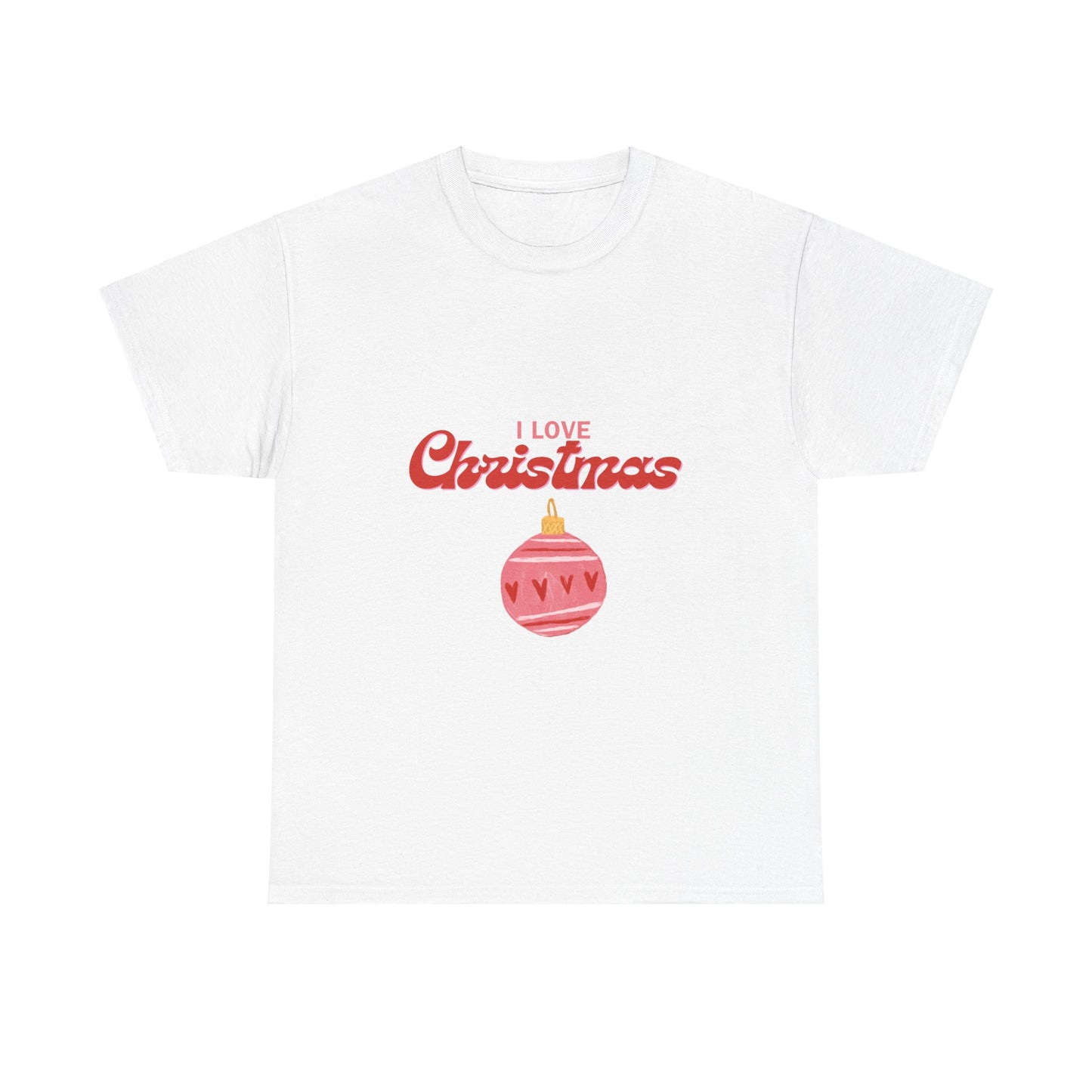 I Love Christmas - Unisex Heavy Cotton Tee