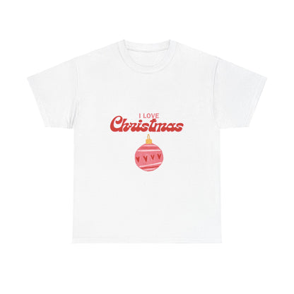I Love Christmas - Unisex Heavy Cotton Tee