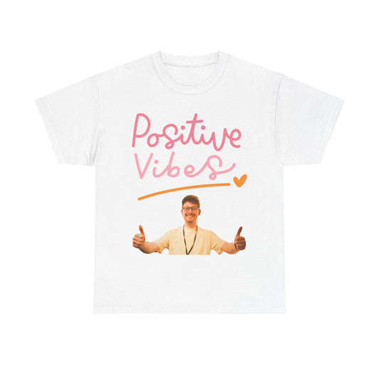 Positive Vibes Like Carlo Unisex Tee - Feel Good Cotton T-Shirt