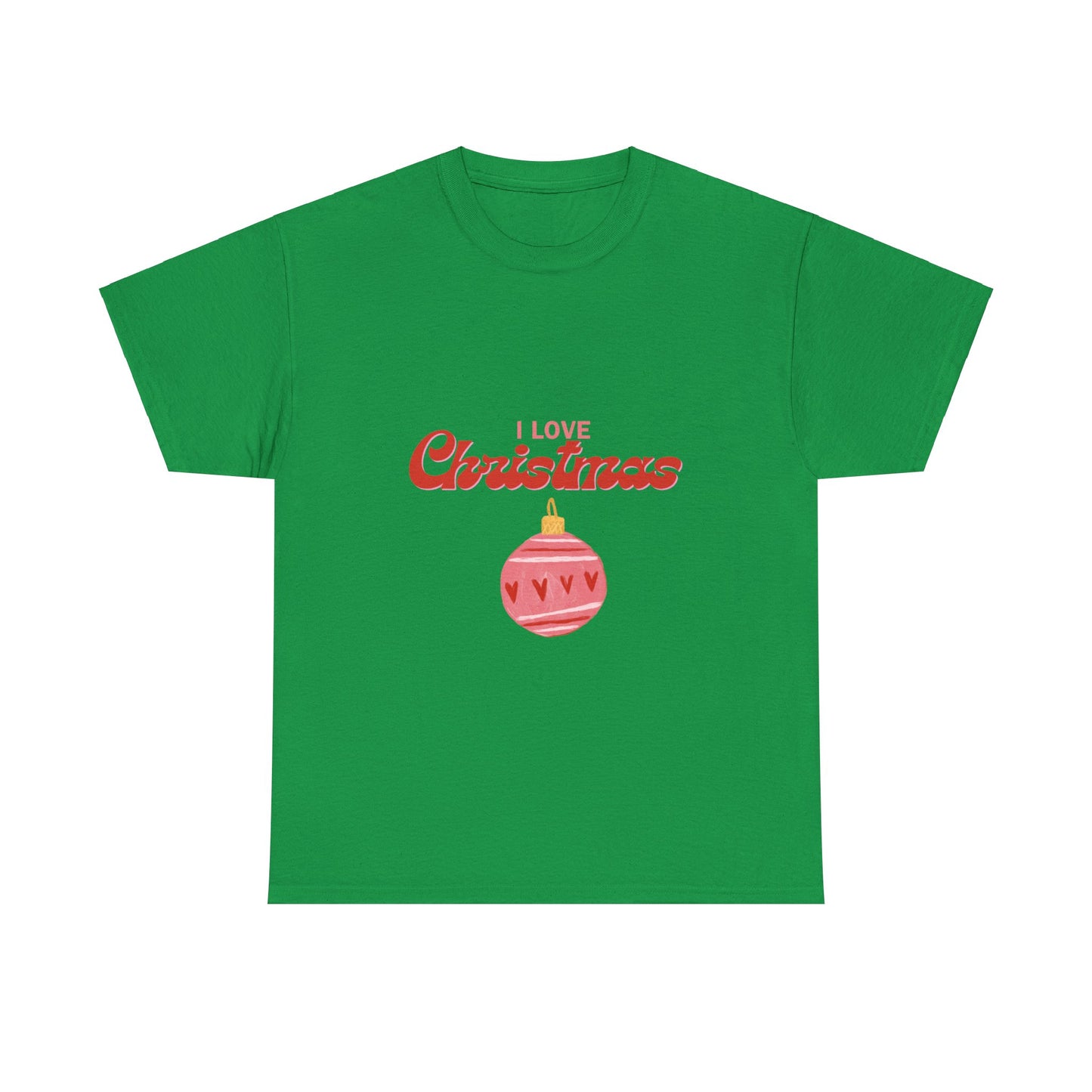 I Love Christmas - Unisex Heavy Cotton Tee