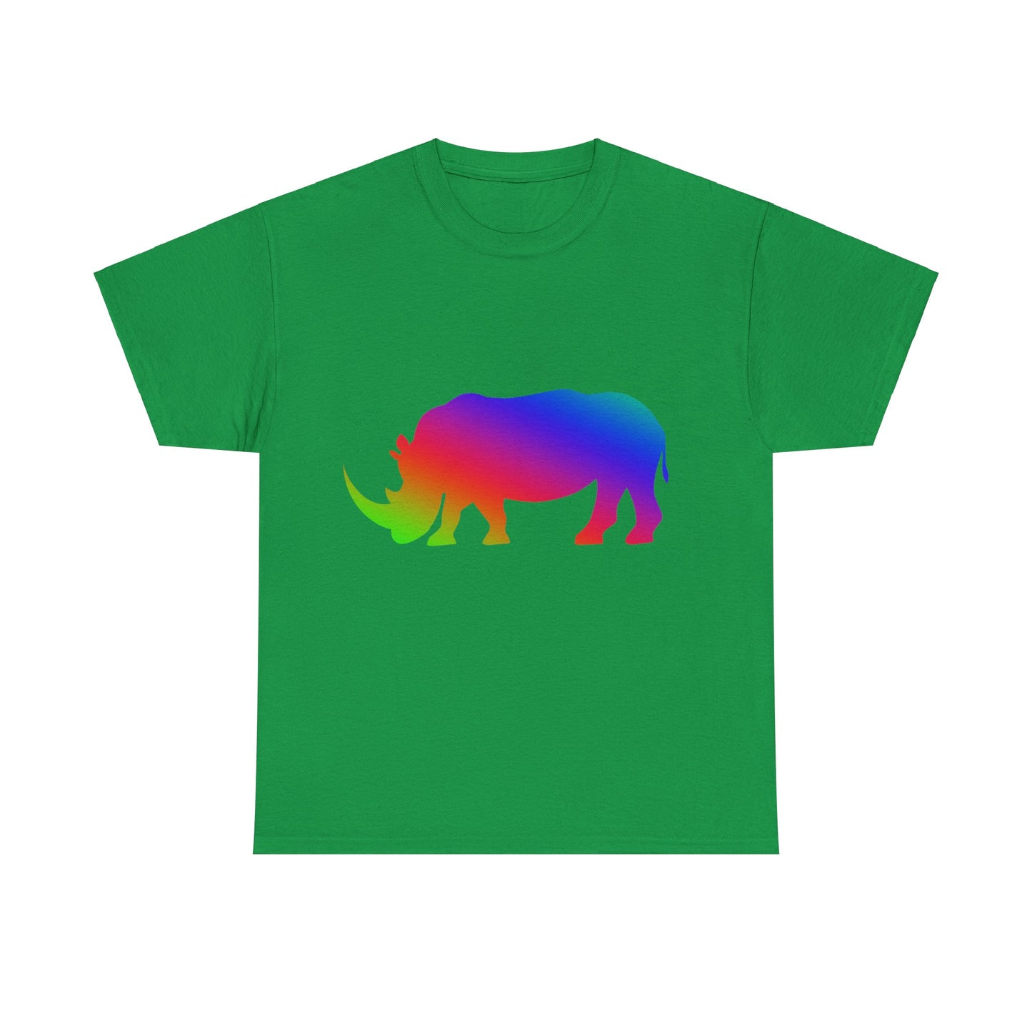 Vibrant, rainbow, colourful Rhino. Ideal for any animal or wildlife lover.  T-SHIRT Use your imagine, bringing magic and sparkle to your life.
