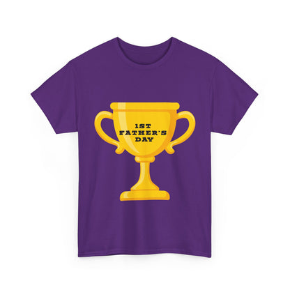 First Father's Day Tee - Unisex Heavy Cotton