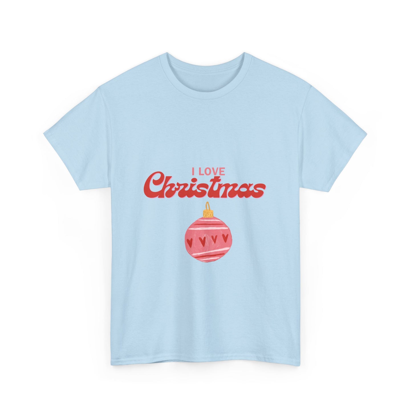 I Love Christmas - Unisex Heavy Cotton Tee