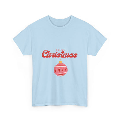 I Love Christmas - Unisex Heavy Cotton Tee