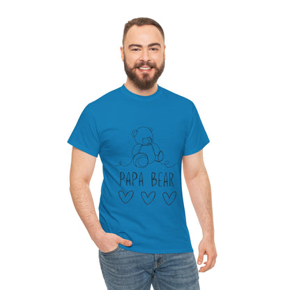 Papa Bear - Unisex Heavy Cotton Tee