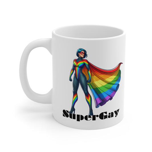 Super Gay Super Hero Mug