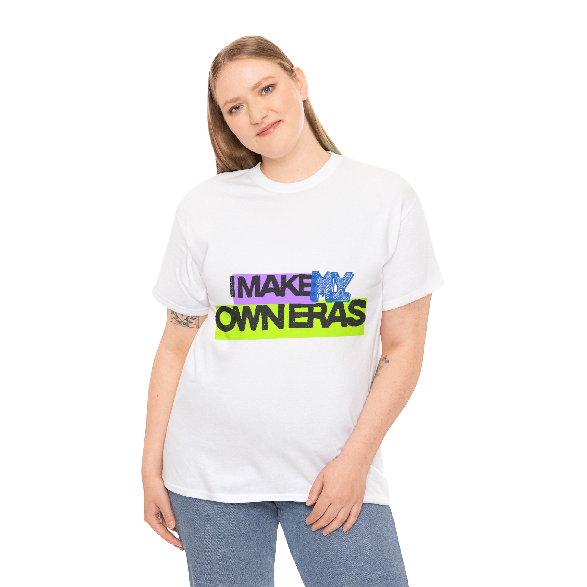 Statement tee with 'I Make My Own Eras' design — inspired by Unapologetic Icon - Taylor Swift. Fashion for bold self-expression.
