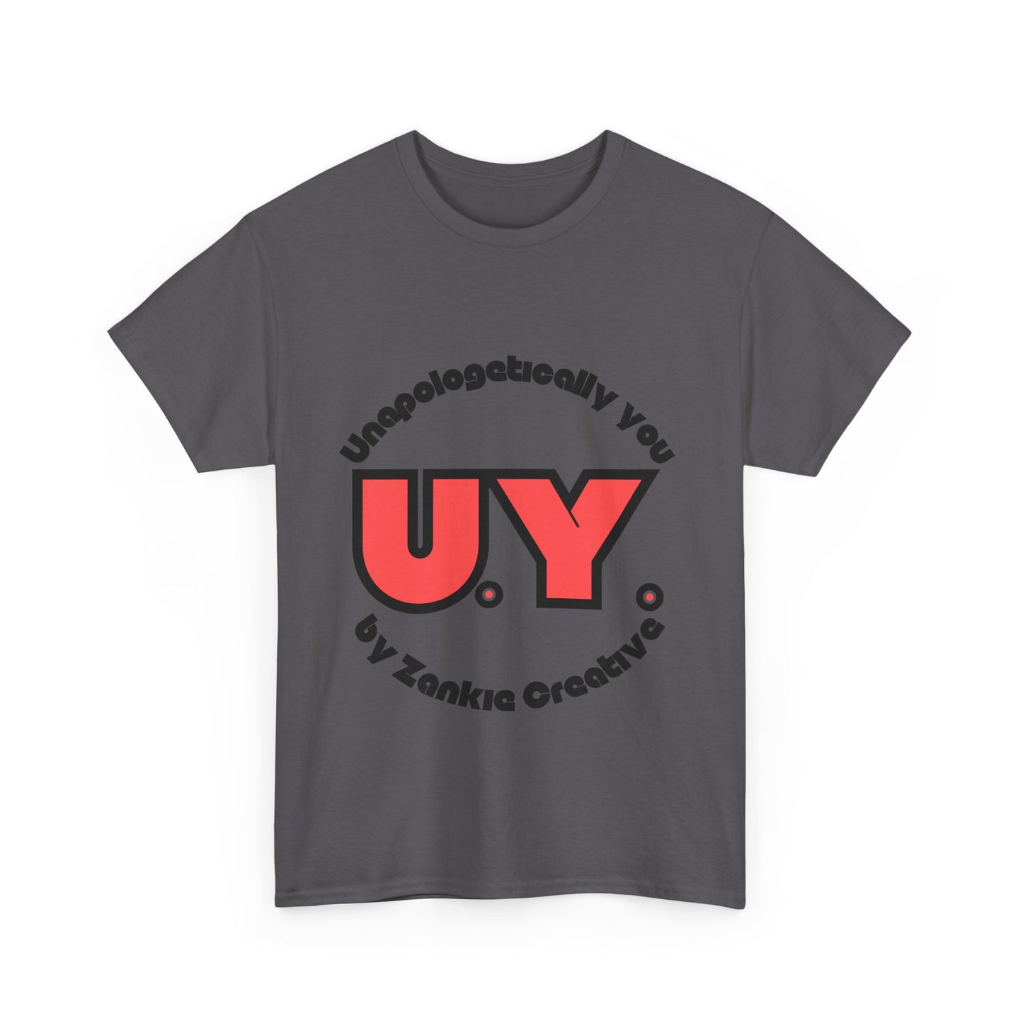 Unapologetically You logo t-shirt featuring bold minimalist design, celebrating individuality and self-expression; ethically sourced cotton, UK-printed, perfect for everyday empowerment and casual streetwear fashion. For all those who strive to be Unapologetically You. 